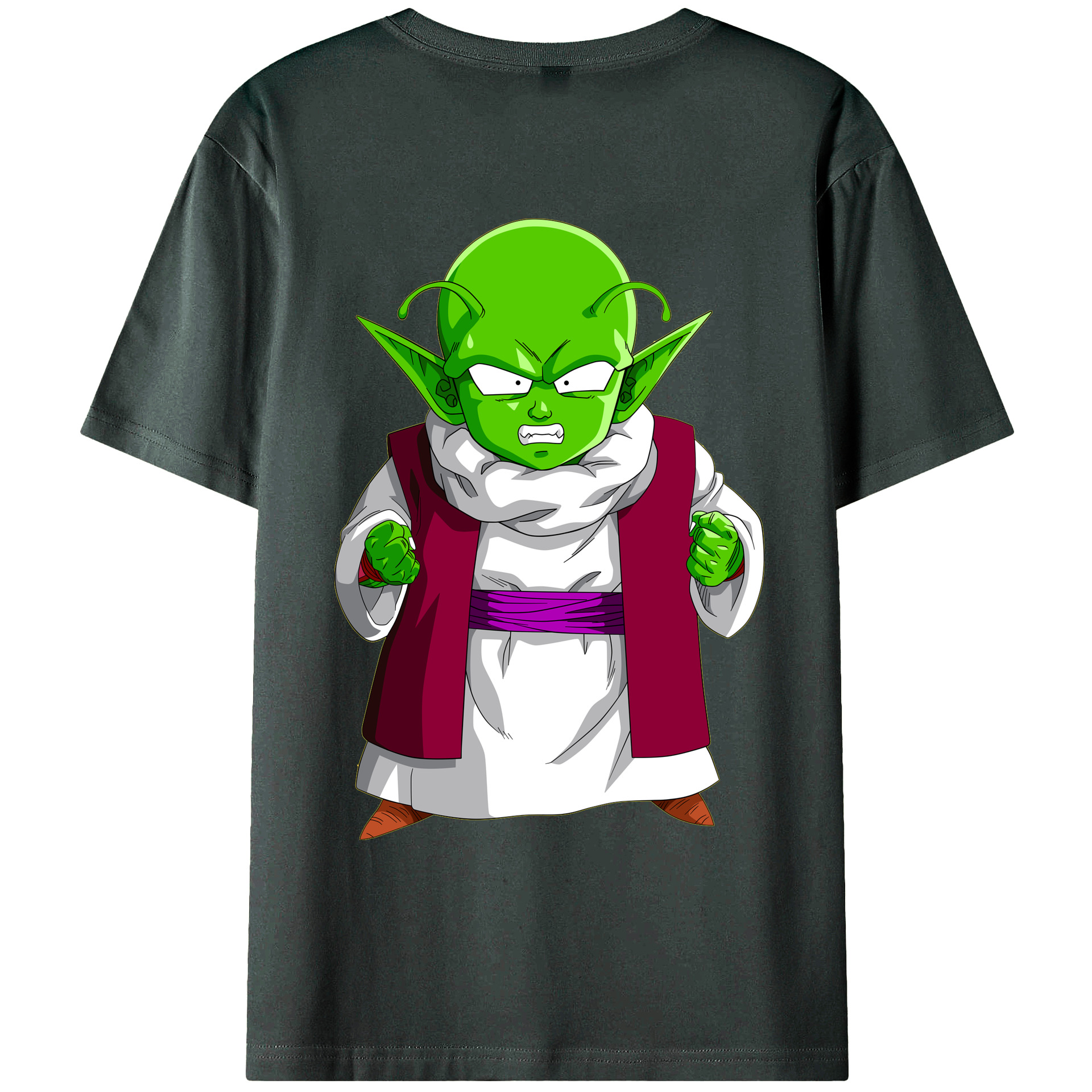 （画像用） ドラゴンボール ピッコロ DRAGON BALL Piccolo 綿100％ メンズ半袖Tシャツ（バックプリント） 通気性